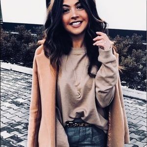 The Limited Long Khaki Coat